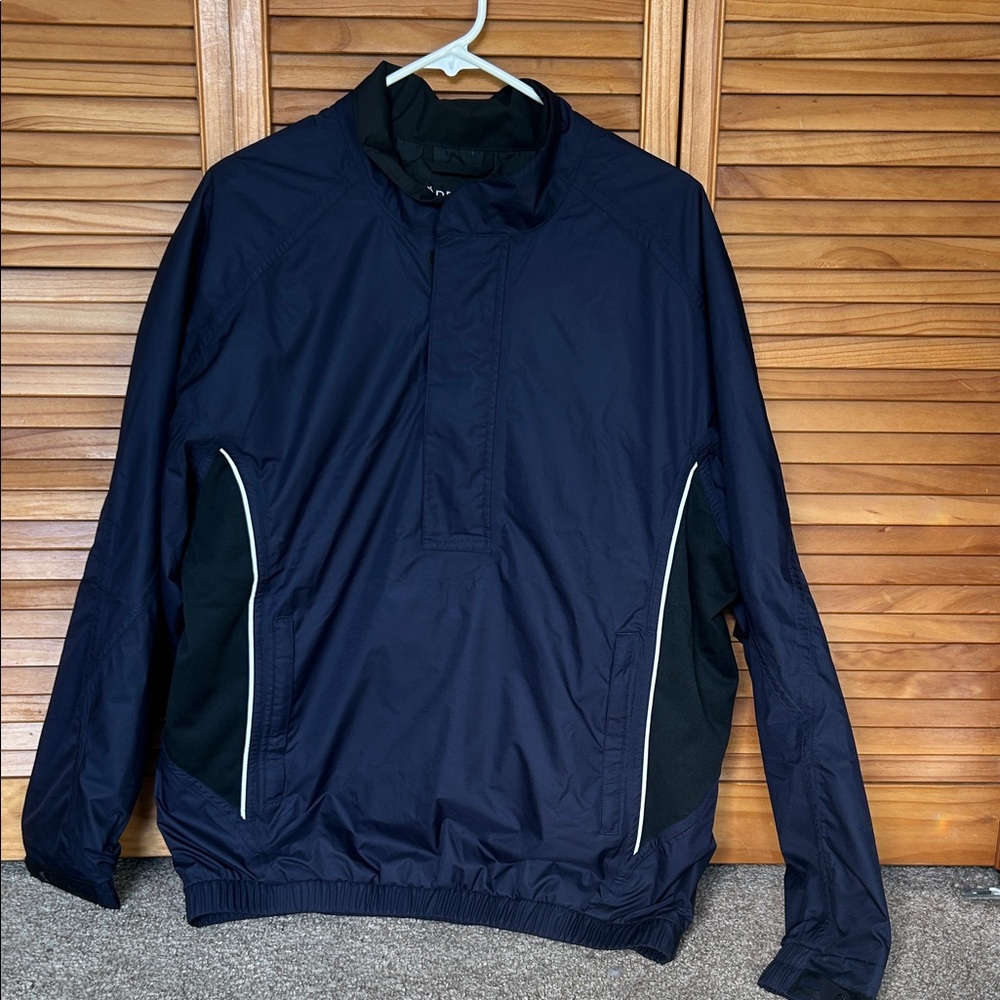 Men's Dryjoys by Footjoy Navy Blue Golf Jacket Size Medium